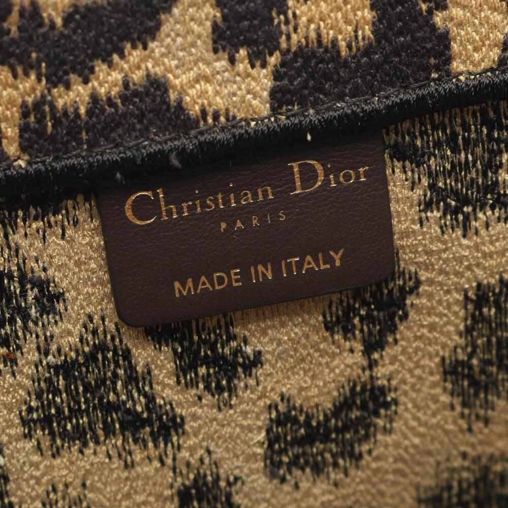 Dior BOOK TOTE Canvas Bag Beige Tan Black Multicolor - Picture 4 of 5